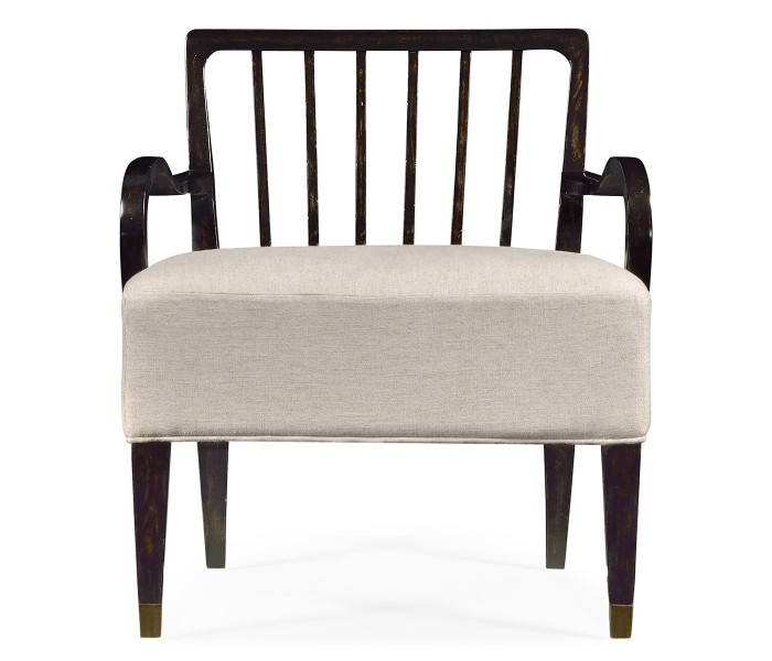 Nicola's Charcoal Wash Arm Chair