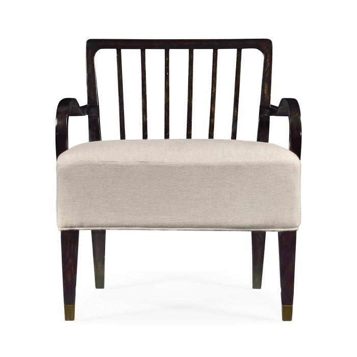 Nicola's Charcoal Wash Arm Chair