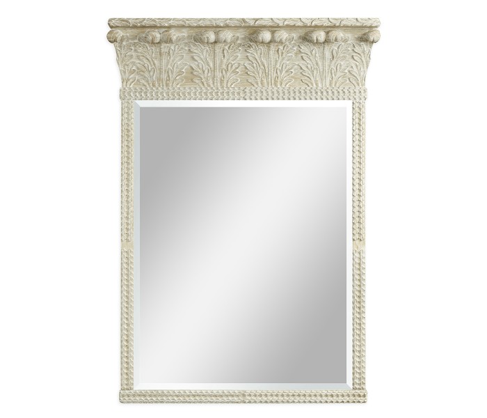 Rothesay Venetian White Oak Mirror