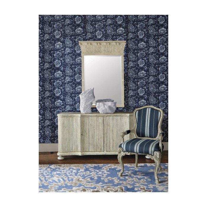 Rothesay Venetian White Oak Mirror