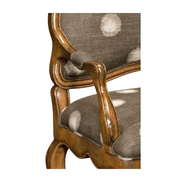 Padua Grey Fruitwood Settee