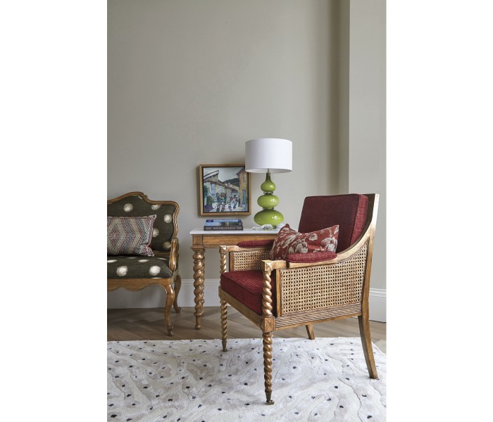 Padua Grey Fruitwood Settee