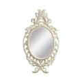Leicester Venetian White Oak Mirror