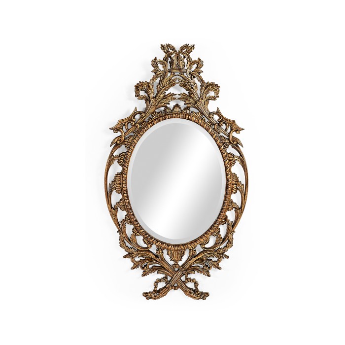 Leicester Sunwashed Mahogany Mirror