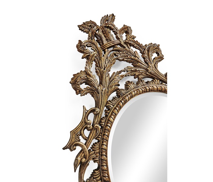 Leicester Sunwashed Mahogany Mirror