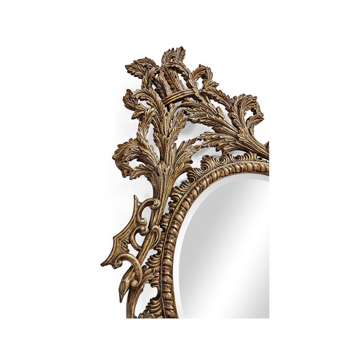 Leicester Sunwashed Mahogany Mirror