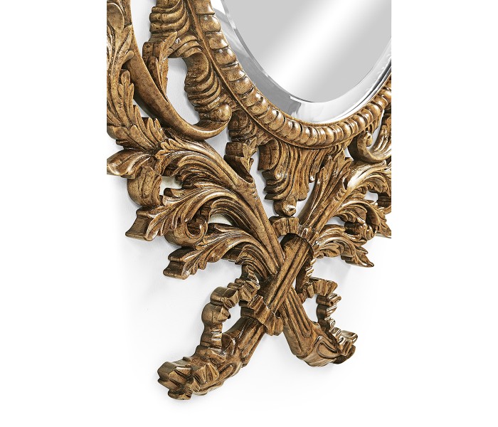 Leicester Sunwashed Mahogany Mirror