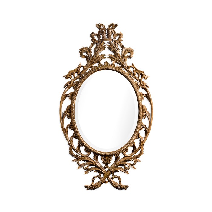 Leicester Sunwashed Mahogany Mirror