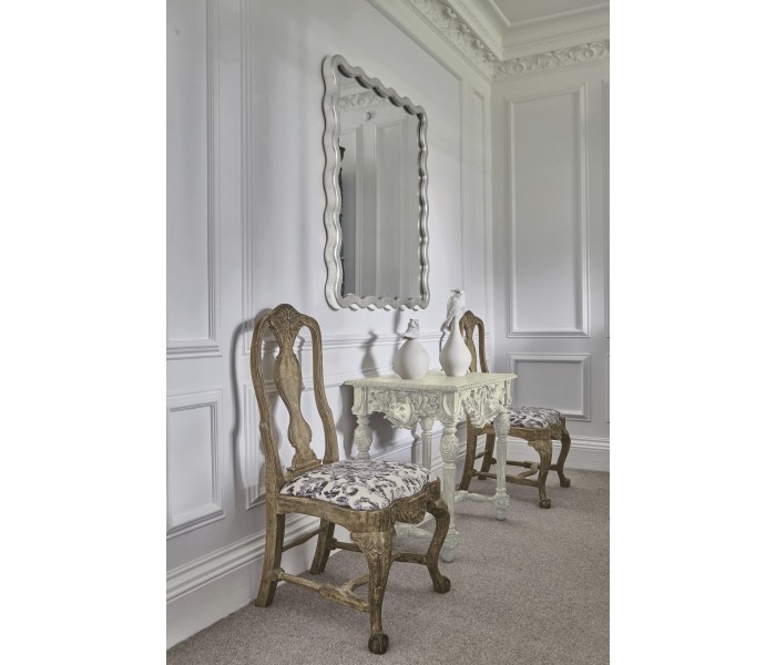 Keste Square Silver Mirror