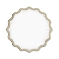 Keste Round Silver Mirror