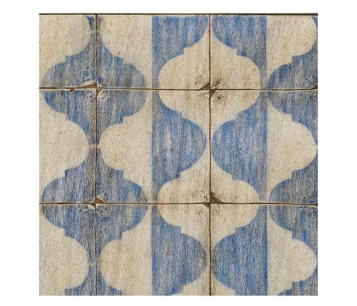 Octavian White & Blue Screen Panels