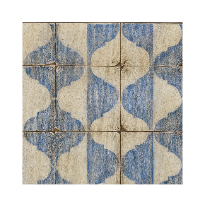 Octavian White & Blue Screen Panels