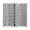 Octavian White & Blue Screen Panels