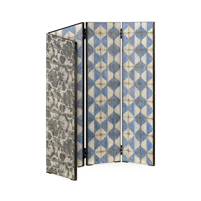 Octavian White & Blue Screen Panels