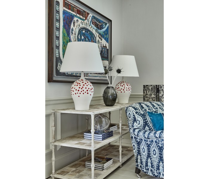 Octavian White & Blue Screen Panels