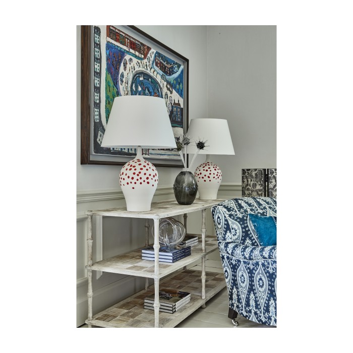 Octavian White & Blue Screen Panels