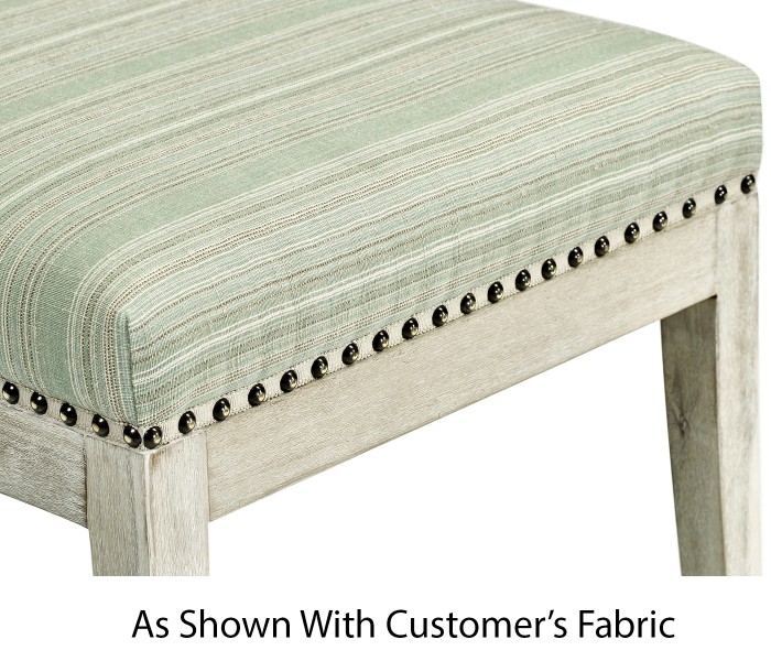 Lucillo Washed Acacia Carver Side Chair