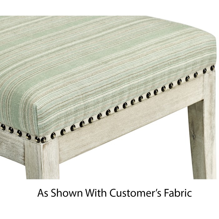 Lucillo Washed Acacia Carver Side Chair