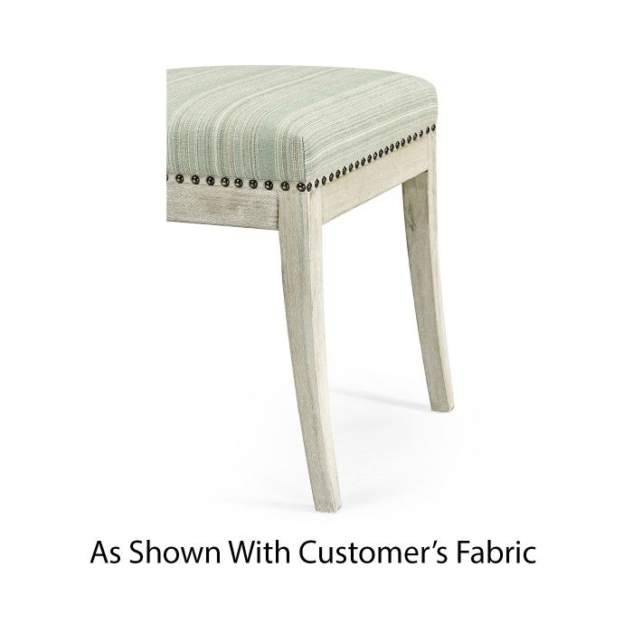 Lucillo Washed Acacia Carver Side Chair