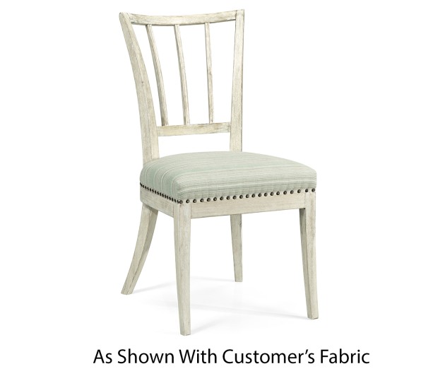 Lucillo Washed Acacia Carver Side Chair