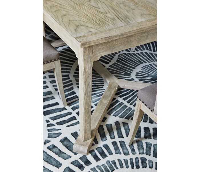 Lucillo Washed Acacia Carver Side Chair