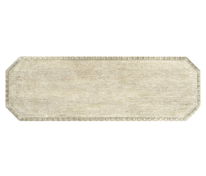 Bellefontaine Venetian White Oak Console Table