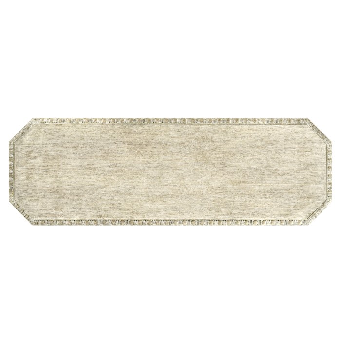 Bellefontaine Venetian White Oak Console Table