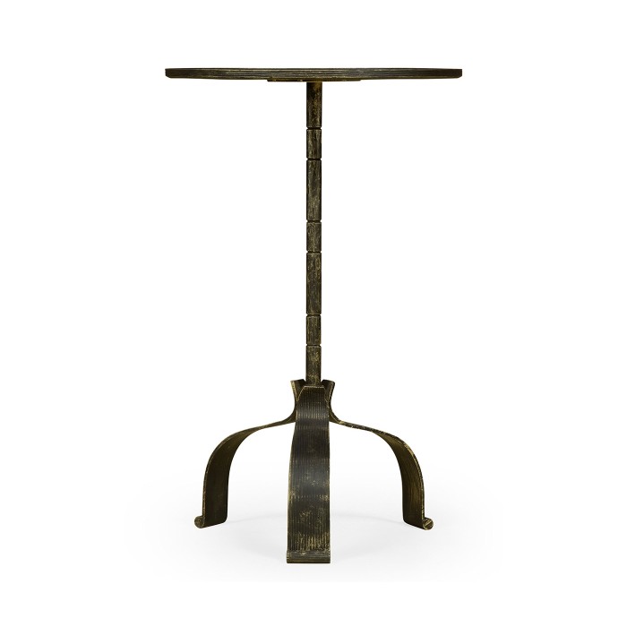 Circular Ida Antique Bronzed Cocktail Table