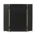 Triple Bronzed Stainless Steel Dressing Table Mirror