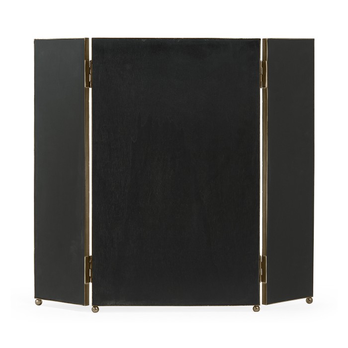 Triple Bronzed Stainless Steel Dressing Table Mirror