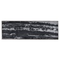 Rectangular Iron Console Table with a Black Marble Top