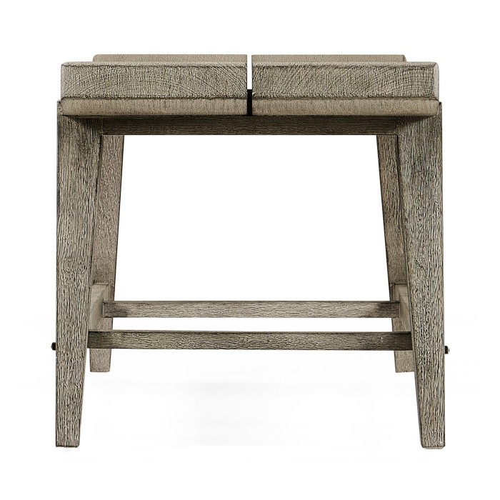 Rectangular Grey Bench