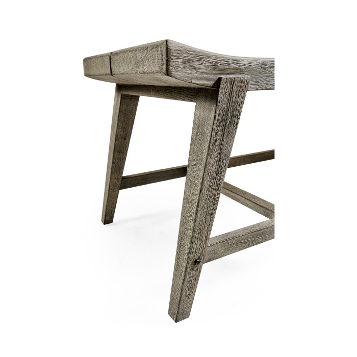 Rectangular Grey Bench