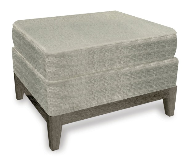 Rectangular Grey Ottoman Sectional 25