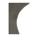 Round Dark Grey Rattan Dining Table with A Dark Marble Top 43