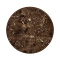 Round Tan Rattan Dining Table with A Dark Marble Top 43