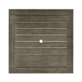 Square Grey & Rattan Dining Table 40