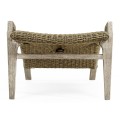 Foot Rest Only - Connects with Navajo Sand & Rattan Lounge Chair 550008-PNS