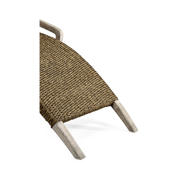 Foot Rest Only - Connects with Navajo Sand & Rattan Lounge Chair 550008-PNS