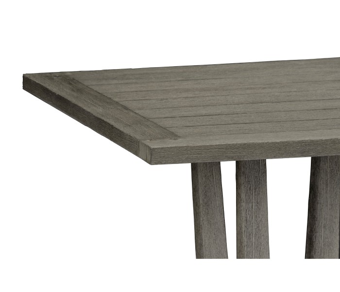 Square Grey Bar Table with a Terrazzo Base 26