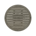 Round Grey Bar Table with a Terrazzo Base 36
