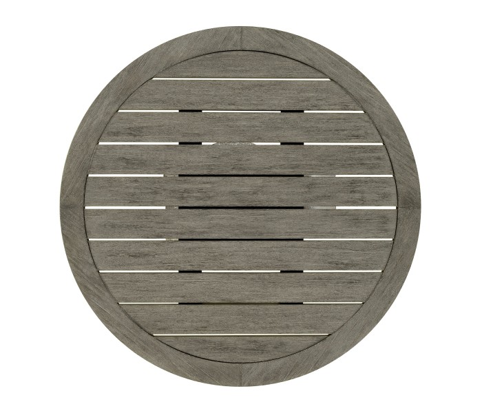 Round Grey Bar Table with a Terrazzo Base 36