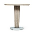 Round Navajo Sand Counter Table with a Terrazzo Base 36