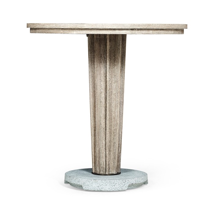 Round Navajo Sand Counter Table with a Terrazzo Base 36
