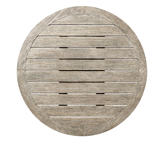 Round Navajo Sand Counter Table with a Terrazzo Base 36