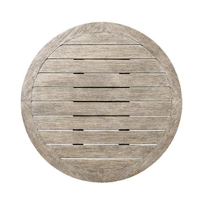 Round Navajo Sand Counter Table with a Terrazzo Base 36