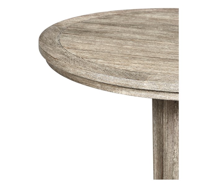 Round Navajo Sand Counter Table with a Terrazzo Base 36