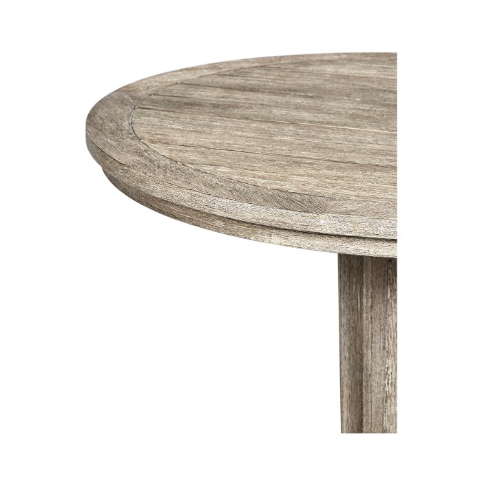 Round Navajo Sand Counter Table with a Terrazzo Base 36
