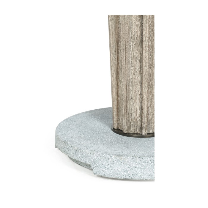Round Navajo Sand Counter Table with a Terrazzo Base 36