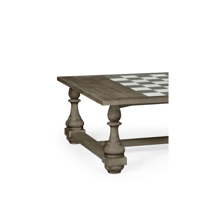 Rectangular Grey Games Coffee Table